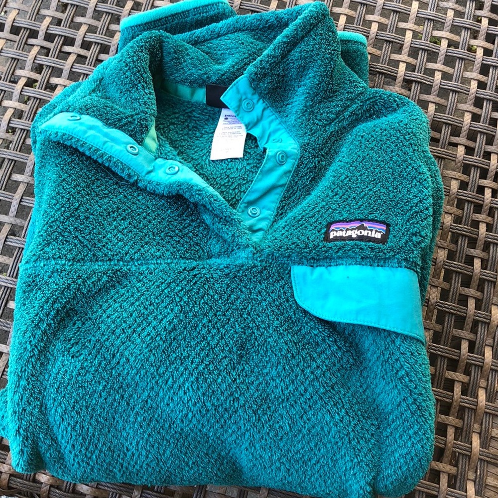 Teal Patagonia Pullover Size M